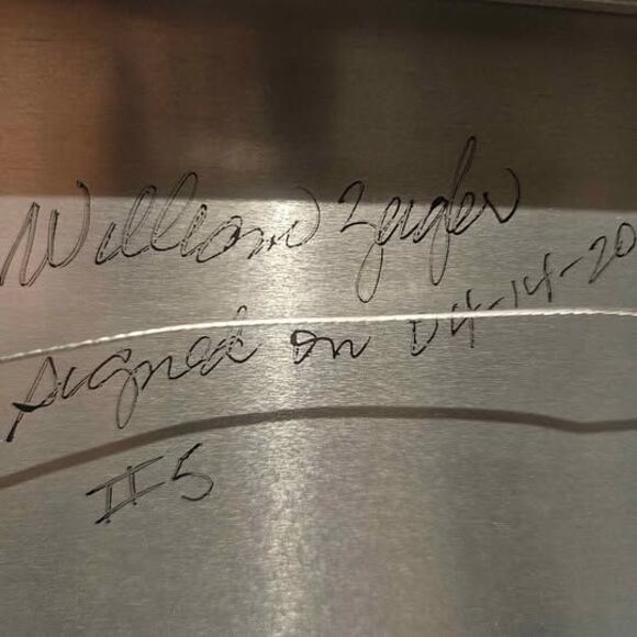 Metal Signed Painting Cannery Row by William Ziegler 14" x 11" - Picture 7 of 7